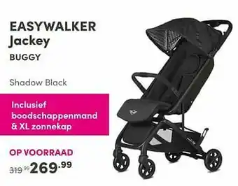 Baby & Tiener Easywalker jackey buggy shadow black aanbieding