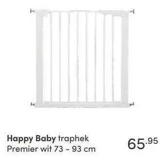 Baby & Tiener Happy baby traphek premier wit aanbieding