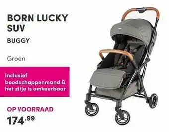 Baby & Tiener Born lucky suv buggy groen aanbieding