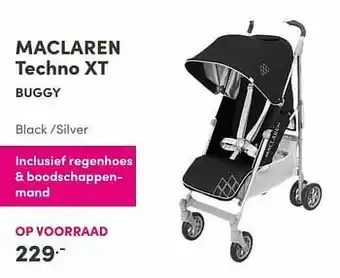 Baby & Tiener Maclaren techno xt buggy black -silver aanbieding
