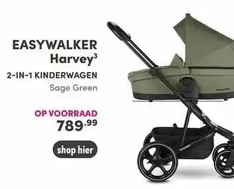 Baby & Tiener Easywalker harvey3 2-in-1 kinderwagen 2-in-1 kinderwagen aanbieding