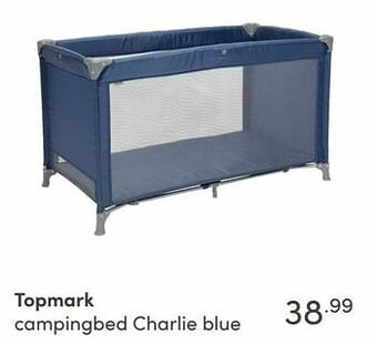 Baby & Tiener Topmark campingbed charlie blue aanbieding
