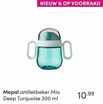 Baby & Tiener Mepal antilekbeker mio deep turquoise aanbieding