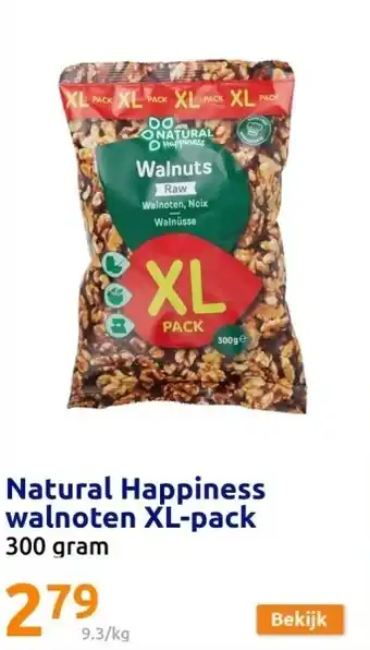 Action Natural Happiness walnoten XL-pack aanbieding