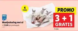 Lidl Maatjesharing met ui aanbieding