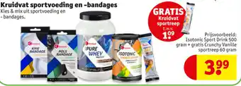 Kruidvat Kruidvat sportvoeding en -bandages aanbieding