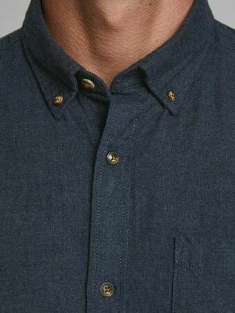 Jack & Jones Hemd Hemd Shirt Jack&jones Zachte Stof - Blauw