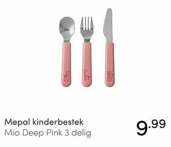 Baby & Tiener Mepal kinderbestek mio deep pink aanbieding