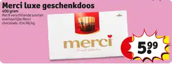 Kruidvat Merci luxe geschenkdoos 400g aanbieding