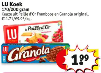Kruidvat LU Koek 170/200gram aanbieding