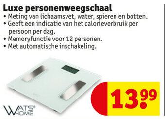 Luxe personenweegschaal