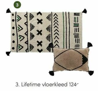Baby & Tiener Lifetime vloerkleed aanbieding