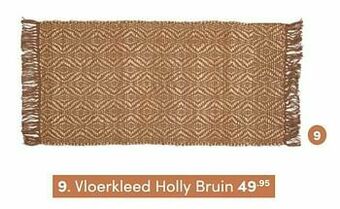 Baby & Tiener Vloerkleed holly bruin aanbieding