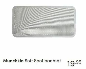 Baby & Tiener Munchkin soft spot badmat aanbieding