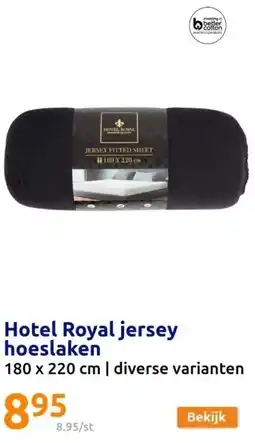 Action Hotel Royal jersey hoeslaken aanbieding