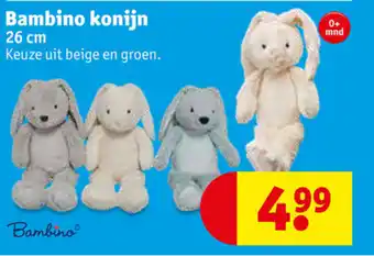Kruidvat Bambino konijn 26cm aanbieding