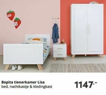 Baby & Tiener Bopita tienerkamer lisa aanbieding