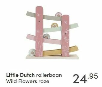 Baby & Tiener Little dutch rollerbaan wild flowers roze aanbieding