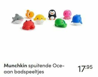 Baby & Tiener Munchkin spuitende oceaan badspeeltjes aanbieding