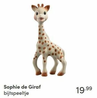 Baby & Tiener Sophie de giraf bijtspeeltje aanbieding