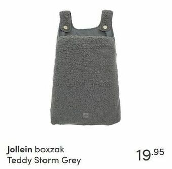 Jollein boxzak teddy storm grey