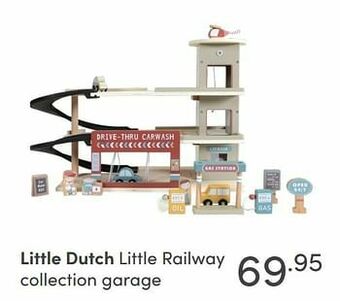 Baby & Tiener Little dutch little railway collection garage aanbieding