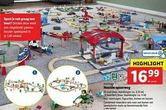 Lidl Houten spoorweg aanbieding