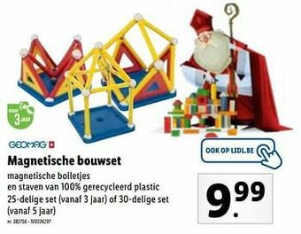 Lidl Magnetische bouwset aanbieding