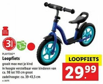 Lidl Loopfiets aanbieding