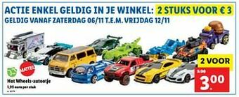 Lidl Hot wheels-autootje aanbieding