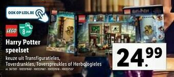 Lidl Harry potter speelset aanbieding