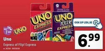 Lidl Uno aanbieding