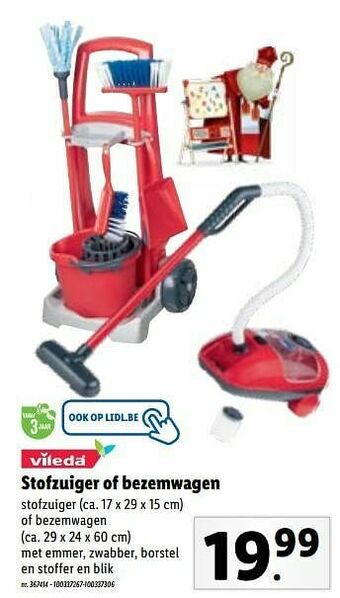 Lidl Stofzuiger of bezemwagen aanbieding