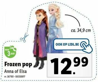 Lidl Frozen pop aanbieding