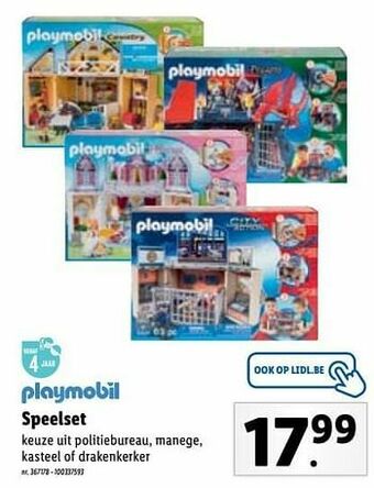 Lidl Speelset aanbieding