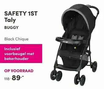Baby & Tiener Safety 1st taly buggy black chique aanbieding