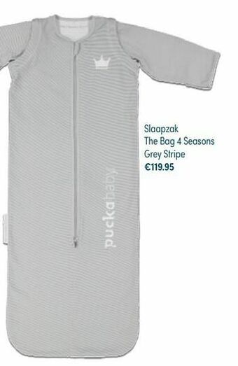 Baby & Tiener Slaapzak the bag 4 seasons grey stripe aanbieding