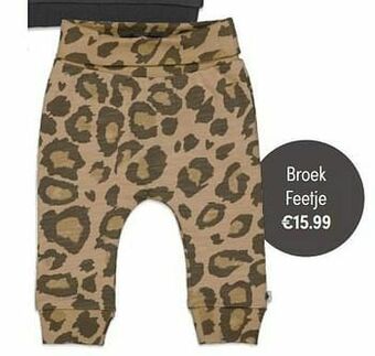 Baby & Tiener Broek feetje aanbieding