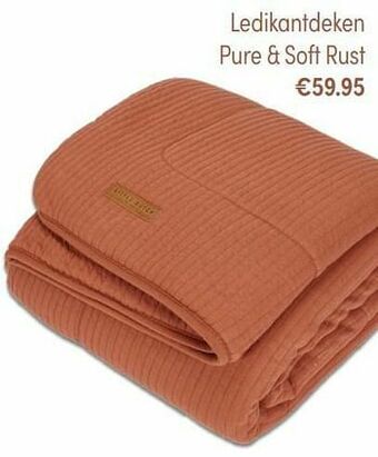 Baby & Tiener Ledikantdeken pure + soft rust aanbieding