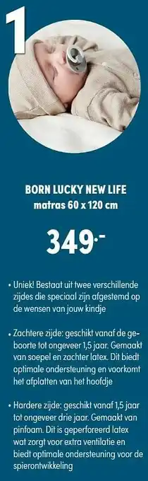 Baby & Tiener Born lucky new life aanbieding