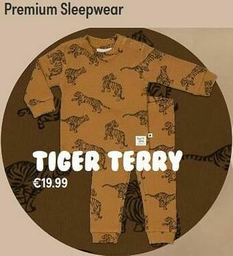 Premium sleepwear tiger terry