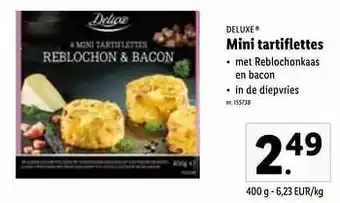 Lidl Mini tartiflettes aanbieding