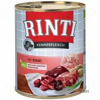 6x800g "Kennerfleisch" Pens RINTI Hondenvoer