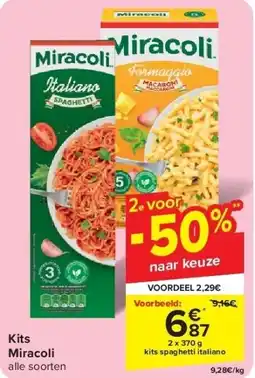 Carrefour Kits Miracoli aanbieding