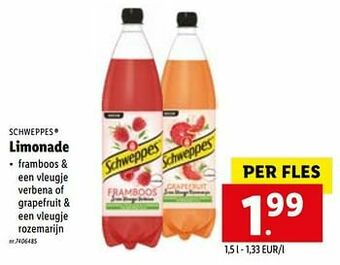 Lidl Limonade aanbieding