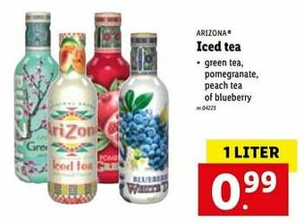 Lidl Iced tea aanbieding