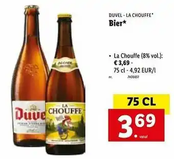 Lidl Bier la chouffe aanbieding