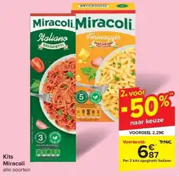 Carrefour Kits Miracoli aanbieding