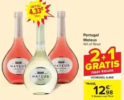 Carrefour Portugal Mateus aanbieding