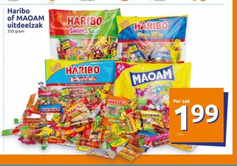 Haribo of MAOAM Uitdeelzak 350 gram